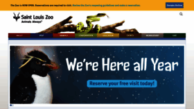 What Stlzoo.org website looked like in 2021 (4 years ago)