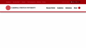 What Stritch.edu website looked like in 2021 (3 years ago)