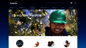 What Suncor.com website looked like in 2021 (3 years ago)