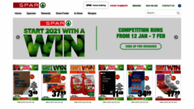 What Spar.co.za website looked like in 2021 (3 years ago)
