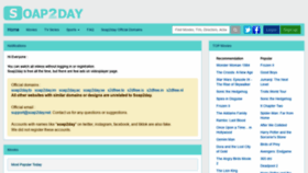 What Soap2day.nl website looked like in 2021 (3 years ago)