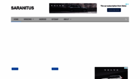 What Saranitus.com website looked like in 2021 (3 years ago)