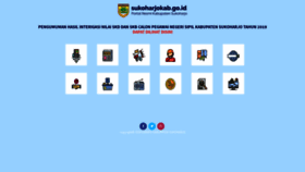 What Sukoharjokab.go.id website looked like in 2021 (3 years ago)