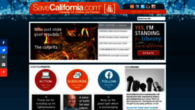 What Savecalifornia.com website looked like in 2021 (3 years ago)