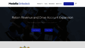 What Strikedeck.com website looked like in 2021 (3 years ago)