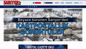 What Sariyergazetesi.com website looked like in 2021 (3 years ago)