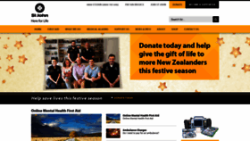 What Stjohn.org.nz website looked like in 2021 (4 years ago)