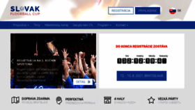 What Slovakfloorballcup.sk website looked like in 2021 (3 years ago)