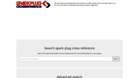 What Sparkplug-crossreference.com website looked like in 2021 (3 years ago)