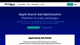 What Searchads.com website looked like in 2021 (3 years ago)