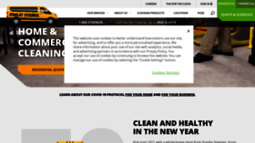 What Stanleysteemer.com website looked like in 2021 (3 years ago)