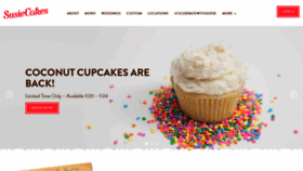 What Susiecakes.com website looked like in 2021 (3 years ago)
