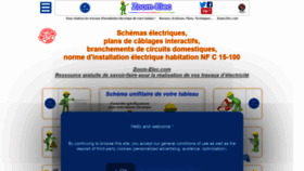 What Schema-electrique.net website looked like in 2021 (3 years ago)