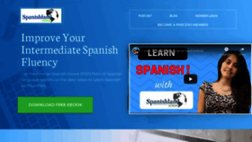What Spanishlandschool.com website looked like in 2021 (3 years ago)