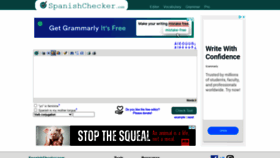 What Spanishchecker.com website looked like in 2021 (3 years ago)