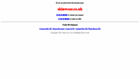 What Skinwear.co.uk website looked like in 2021 (3 years ago)