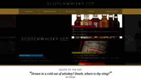 What Scotchwhisky.com website looked like in 2021 (3 years ago)
