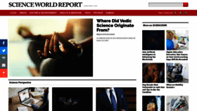 What Scienceworldreport.com website looked like in 2021 (4 years ago)
