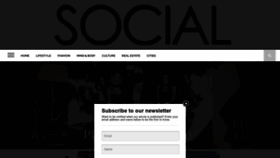 What Socialifestylemag.com website looked like in 2021 (3 years ago)