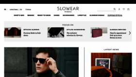 What Slowear.com website looked like in 2021 (3 years ago)