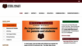 What Steelvalleysd.org website looked like in 2021 (3 years ago)
