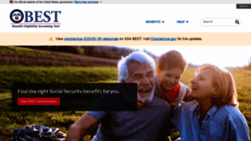 What Ssabest.benefits.gov website looked like in 2021 (3 years ago)