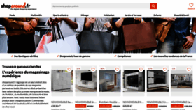 What Shoparound.fr website looked like in 2021 (3 years ago)