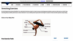 What Stretching-exercises-guide.com website looked like in 2021 (3 years ago)