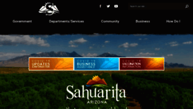 What Sahuaritaaz.gov website looked like in 2021 (3 years ago)