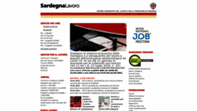What Sardegnalavoro.it website looked like in 2021 (3 years ago)