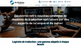 What Systran.fr website looked like in 2021 (3 years ago)
