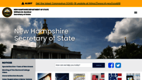 What Sos.nh.gov website looked like in 2021 (3 years ago)