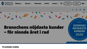 What Soderbergpartners.se website looked like in 2021 (3 years ago)