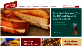 What Saraleebread.com website looked like in 2021 (3 years ago)
