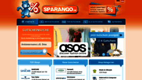 What Sparango.de website looked like in 2021 (3 years ago)