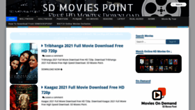 What Sdmoviespoint.cool website looked like in 2021 (3 years ago)