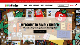 What Simplykinder.com website looked like in 2021 (3 years ago)