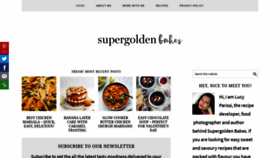 What Supergoldenbakes.com website looked like in 2021 (3 years ago)