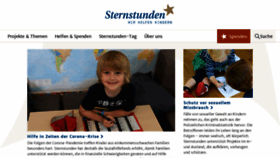 What Sternstunden.de website looked like in 2021 (3 years ago)