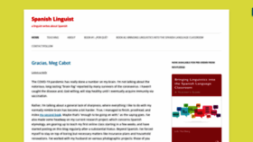 What Spanishlinguist.us website looked like in 2021 (3 years ago)