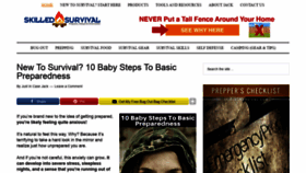 What Skilledsurvival.com website looked like in 2021 (3 years ago)