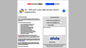 What Sendanonymousemail.net website looked like in 2021 (3 years ago)