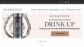What Skinmedica.com website looked like in 2021 (3 years ago)