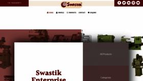 What Swastikmachinery.in website looked like in 2021 (3 years ago)