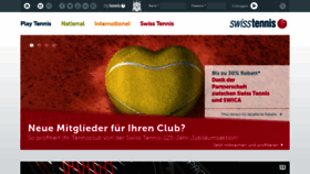 What Swisstennis.ch website looked like in 2021 (3 years ago)