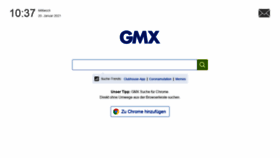 What Suche.gmx.net website looked like in 2021 (3 years ago)