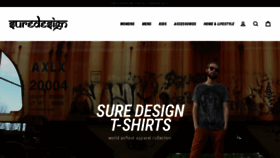 What Suredesigntshirts.com website looked like in 2021 (3 years ago)