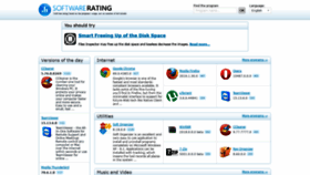 What Softwarerating.info website looked like in 2021 (3 years ago)