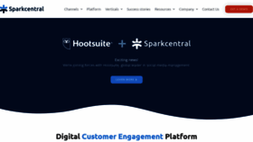 What Sparkcentral.com website looked like in 2021 (3 years ago)