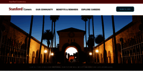 What Stanfordcareers.stanford.edu website looked like in 2021 (3 years ago)